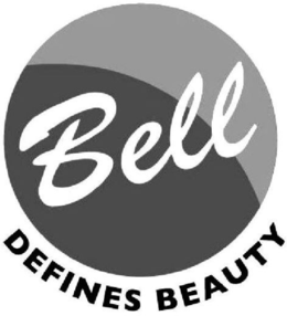 BELL DEFINES BEAUTY - official mark drawing from the USPTO record