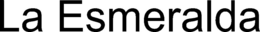 LA ESMERALDA - official mark drawing from the USPTO record