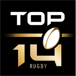 RUGBY TOP 14 - official mark drawing from the USPTO record