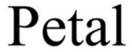 PETAL - official mark drawing from the USPTO record