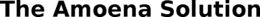 THE AMOENA SOLUTION - official mark drawing from the USPTO record