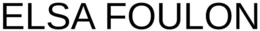 ELSA FOULON - official mark drawing from the USPTO record