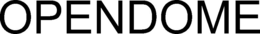 OPENDOME - official mark drawing from the USPTO record