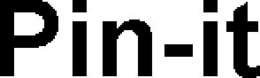 PIN-IT - official mark drawing from the USPTO record