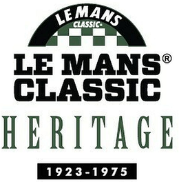 LE MANS CLASSIC HERITAGE 1923-1975 - official mark drawing from the USPTO record