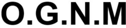 O.G.N.M - official mark drawing from the USPTO record