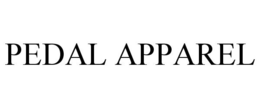 PEDAL APPAREL - official mark drawing from the USPTO record