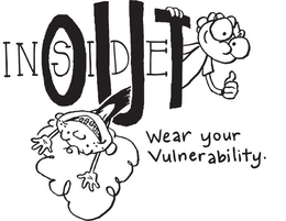 INSIDEOUT WEAR YOUR VULNERABILITY. - official mark drawing from the USPTO record
