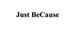 JUST BECAUSE - official mark drawing from the USPTO record