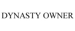 DYNASTY OWNER - official mark drawing from the USPTO record