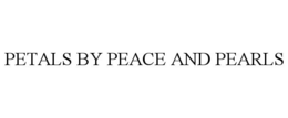 PETALS BY PEACE AND PEARLS - official mark drawing from the USPTO record