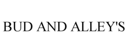 BUD AND ALLEY'S - official mark drawing from the USPTO record