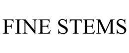 FINE STEMS - official mark drawing from the USPTO record