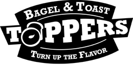 BAGEL & TOAST TOPPERS TURN UP THE FLAVOR - official mark drawing from the USPTO record