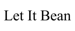 LET IT BEAN - official mark drawing from the USPTO record