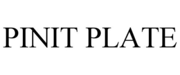 PINIT PLATE - official mark drawing from the USPTO record