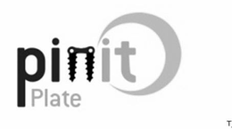 PINIT PLATE - official mark drawing from the USPTO record