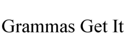 GRAMMAS GET IT - official mark drawing from the USPTO record
