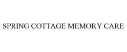 SPRING COTTAGE MEMORY CARE - official mark drawing from the USPTO record