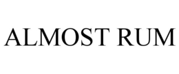 ALMOST RUM - official mark drawing from the USPTO record