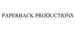 PAPERBACK PRODUCTIONS - official mark drawing from the USPTO record