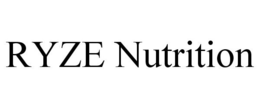 RYZE NUTRITION - official mark drawing from the USPTO record
