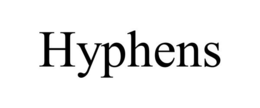 HYPHENS - official mark drawing from the USPTO record