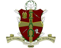 FAITH TRUTH SALVATION PEACE SPIRIT RIGHTEOUSNESS ONE IN CHRIST THROUGH UNITY IN SISTERHOOD 1998 - official mark drawing from the USPTO record