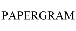 PAPERGRAM - official mark drawing from the USPTO record