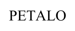 PETALO - official mark drawing from the USPTO record