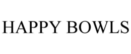 HAPPY BOWLS - official mark drawing from the USPTO record