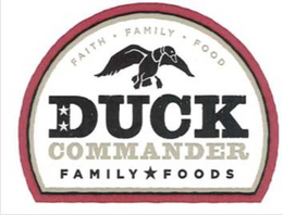 FAITH FAMILY FOODS AND DUCK COMMADNER FAMILY FOODS - official mark drawing from the USPTO record