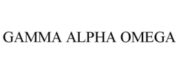 GAMMA ALPHA OMEGA - official mark drawing from the USPTO record