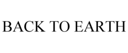BACK TO EARTH - official mark drawing from the USPTO record