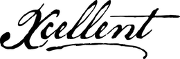 XCELLENT - official mark drawing from the USPTO record