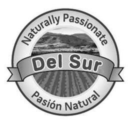 NATURALLY PASSIONATE DEL SUR PASION NATURAL - official mark drawing from the USPTO record