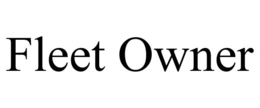 FLEET OWNER - official mark drawing from the USPTO record