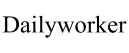 DAILYWORKER - official mark drawing from the USPTO record