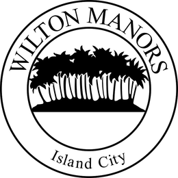 WILTON MANORS ISLAND CITY - official mark drawing from the USPTO record