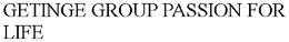 GETINGE GROUP PASSION FOR LIFE - official mark drawing from the USPTO record
