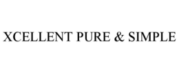 XCELLENT PURE & SIMPLE - official mark drawing from the USPTO record