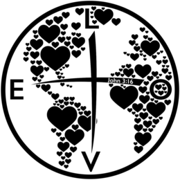 L O V E JOHN 3:16 - official mark drawing from the USPTO record