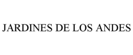 JARDINES DE LOS ANDES - official mark drawing from the USPTO record