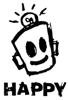 HAPPY - official mark drawing from the USPTO record