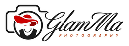GLAMMA PHOTOGRAPHY - official mark drawing from the USPTO record