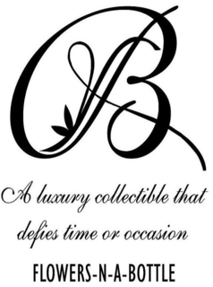 FB A LUXURY COLLECTIBLE THAT DEFIES TIME OR OCCASION FLOWERS-N-A-BOTTLE - official mark drawing from the USPTO record