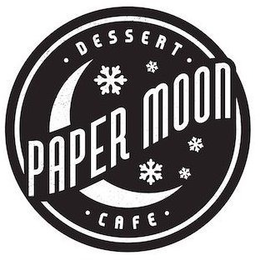PAPER MOON DESSERT CAFE - official mark drawing from the USPTO record
