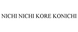 NICHI NICHI KORE KONICHI - official mark drawing from the USPTO record