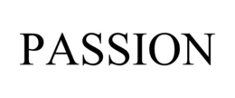 PASSION - official mark drawing from the USPTO record