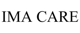 IMA CARE - official mark drawing from the USPTO record